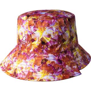 k5373-pf824-bob-reversible-femme-kangol-floral-papaya-milk-floral