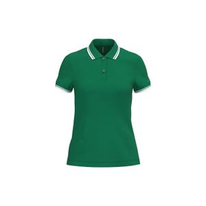k273-kelly-green-white-polo-a-liseres-contrastes-femme-kariban-kelly-green-white