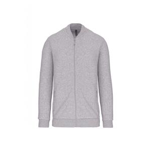 k4002-oxfordgrey-veste-molleton-zippee-kariban-oxford-grey