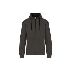 k466-darkgrey-black-sweatshirt-a-capuche-zippe-contrastee-kariban-dark-grey-black