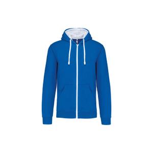 k466-lightroyalblue-white-sweatshirt-a-capuche-zippe-contrastee-kariban-light-royal-blue-white