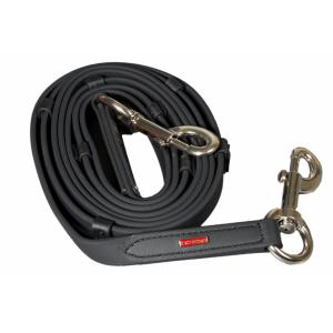 k384s-bla-bra-renes-pour-cheval-avec-arretoirs-karlslund-black-brass-14-mm
