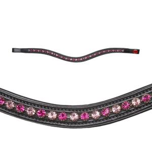 800-6680-frontal-pour-cheval-kieffer-collection-black-black-lined-crystal-fuchsia-rose