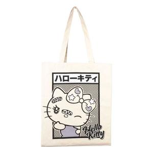 knx10019000026-tote-bag-konix-hello-kitty-wink-beige-42x38-cm
