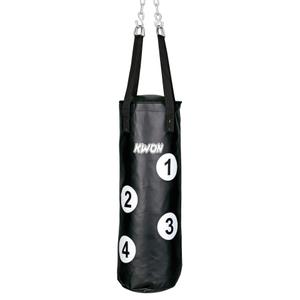 4080399-sac-de-frappe-kwon-punch-points-noir-blanc-70-cm