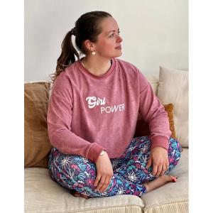 sweatepo-sweatshirt-femme-les-poulettes-fitness-eponge-girl-power-bois-de-rose