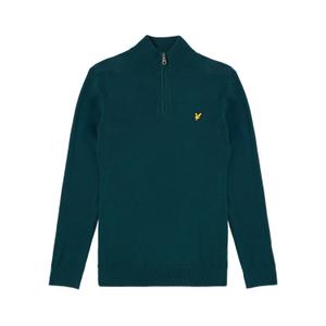 kn2331v-y066-pull-1-4-zip-lyle-scott-rich-teal