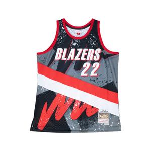 tfsm1253-ptb91cdrblck-maillot-nba-portland-trail-blazers-hyper-hoops-swingman-1991-clyde-drexler-black