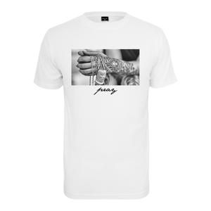 t-shirt-mister-tee-pray-2-0-blanc