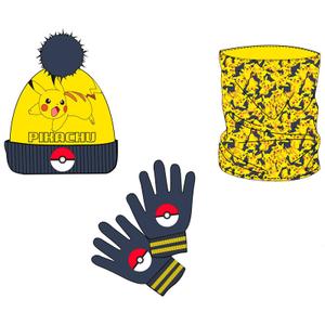 8436580114479-echarpe-bonnet-et-gants-nintendo-pokemon-pikachu-jaune-noir-tu