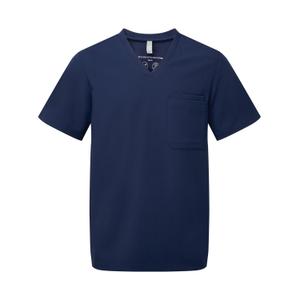 nn200-navy-tunique-stretch-manches-courtes-onna-navy