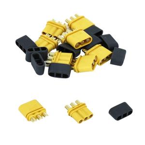 200019-connecteur-trottinette-5-males-et-5-femelles-selection-p2r-mr60-jaune-noir-tu
