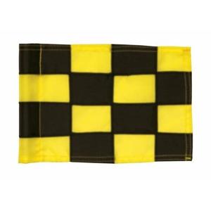 pai8532-fanion-damier-en-nylon-par-aide-noir-jaune-tu