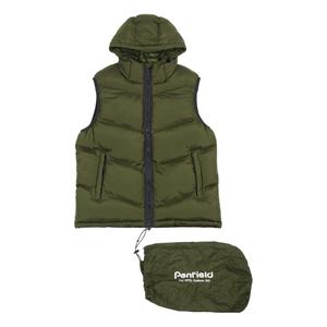 pfd0052-407-gilet-matelasse-a-capuche-a-angle-penfield-hudson-script-quilt-ripstop-vert-noir
