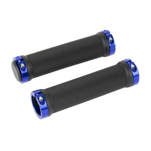 posgrip033-paire-poignees-position-one-noir-lock-bleu-130-mm