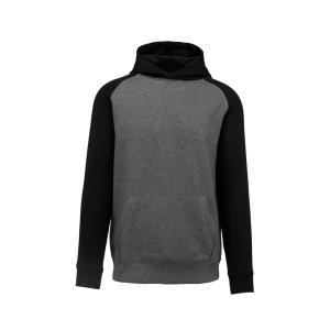 pa370-greyheather-black-sweatshirt-a-capuche-enfant-proact-bicolore-gris-chine-noir
