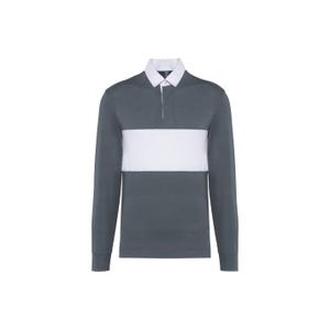 pa429-sporty-grey-white-polo-manches-longues-proact-sporty-grey-white