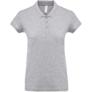 k255-oxfordgrey-polo-femme-manches-courtes-kariban-pique-gris-chine