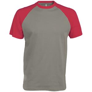 k330-lightgrey-red-t-shirt-kariban-base-ball-gris-clair-rouge