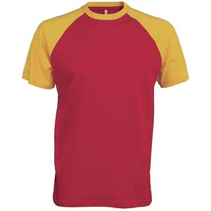 k330-red-yellow-t-shirt-kariban-base-ball-rouge-jaune