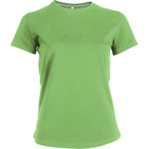 k380-lime-t-shirt-femme-kariban-col-rond-coton-vert-fluo