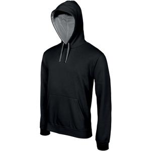 k446-black-finegrey-sweatshirt-a-capuche-kariban-contrastee-noir-gris