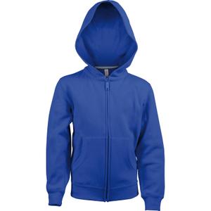 k455-lightroyalblue-sweatshirt-a-capuche-enfant-zippe-kariban-bleu-royal