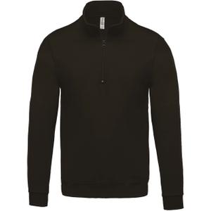 k478-darkgrey-sweathirt-kariban-col-zippe-gris-fonce