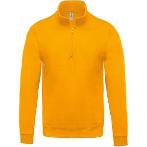 k478-yellow-sweathirt-kariban-col-zippe-jaune
