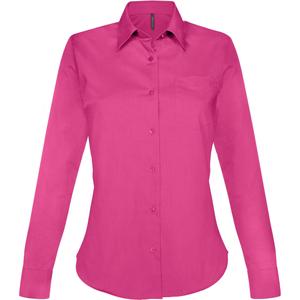 k549-fuchsia-chemise-femme-manches-longues-jesica-kariban-rose-fuchsia