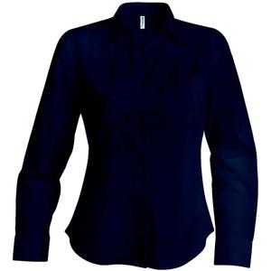 k549-navy-chemise-femme-manches-longues-jesica-kariban-bleu-marine