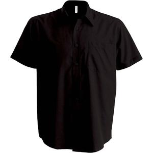 k551-black-chemise-manches-courtes-kariban-aces-noir-noir