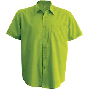 k551-burntlime-chemise-manches-courtes-kariban-aces-vert-citron