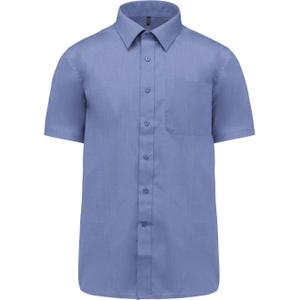 k551-cobaltblue-chemise-manches-courtes-kariban-aces-bleu-clair