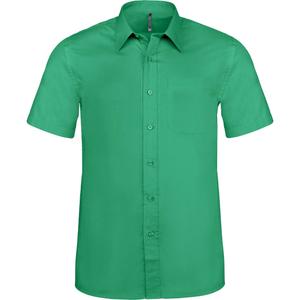 k551-kellygreen-chemise-manches-courtes-kariban-aces-vert-fonce