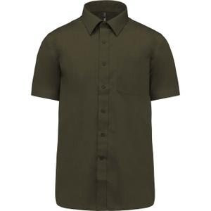 k551-lightkhaki-chemise-manches-courtes-kariban-aces-marron-kaki-clair