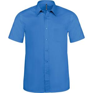 k551-lightroyalblue-chemise-manches-courtes-kariban-aces-bleu-royal