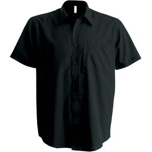 k551-zinc-chemise-manches-courtes-kariban-aces-gris-fonce