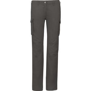 k746-lightcharcoal-pantalon-femme-leger-multipoches-kariban-gris-fonce