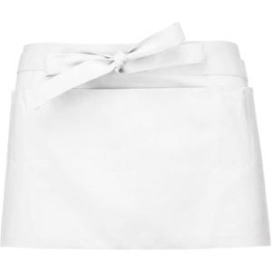 k896-white-tablier-kariban-polycoton-court-blanc-tu