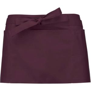 k896-wine-tablier-kariban-polycoton-court-rouge-bordeaux-tu