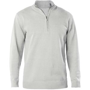 k970-greymelange-pull-kariban-1-4-zip-gris-clair