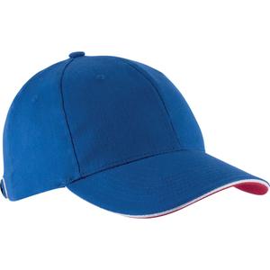 kp011-royalblue-white-red-casquette-k-up-orlando-6-panneaux-bleu-royal-blanc-rouge-tu