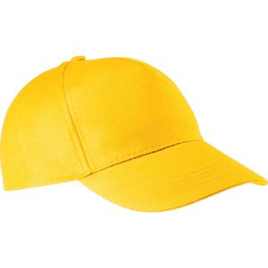 kp116-yellow-casquette-coton-k-up-5-panneaux-jaune-tu