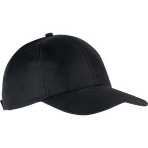 kp156-black-casquette-k-up-polycoton-6-panneaux-noir-tu
