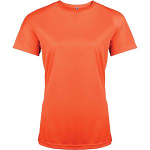 pa439-fluorescentorange-t-shirt-femme-tissu-leger-proact-sport-orange-fluo