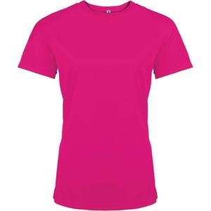 pa439-fuchsia-t-shirt-femme-manches-courtes-proact-sport-rose-fuchsia