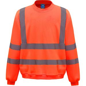 yhvj510-hivisorange-sweatshirt-haute-visibilite-yoko-col-rond-orange