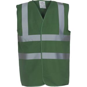 yhvw100-paramedicgreen-gilet-yoko-bande-reflechissantes-vert-olive