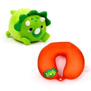 cush379-coussin-de-voyage-2-in-1-adorasaurs-dinosaure-puckator-swapseazzz-adorasaurs-rouge-tu